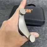 Stainless Steel Round-Head Bat Style Slingshot for Outdoor Recreation