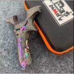 Collectible Titanium Alloy Slingshot with Engraved Pattern