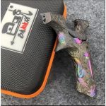 Collectible Titanium Alloy Slingshot with Engraved Pattern