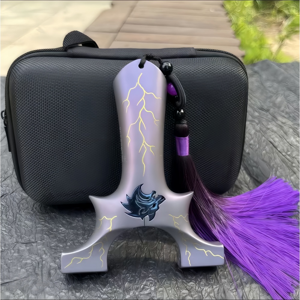 Titanium Alloy Blue-Finished Dragon Tooth Style Slingshot Titanium Alloy Blue-Finished Dragon Tooth Style Slingshot