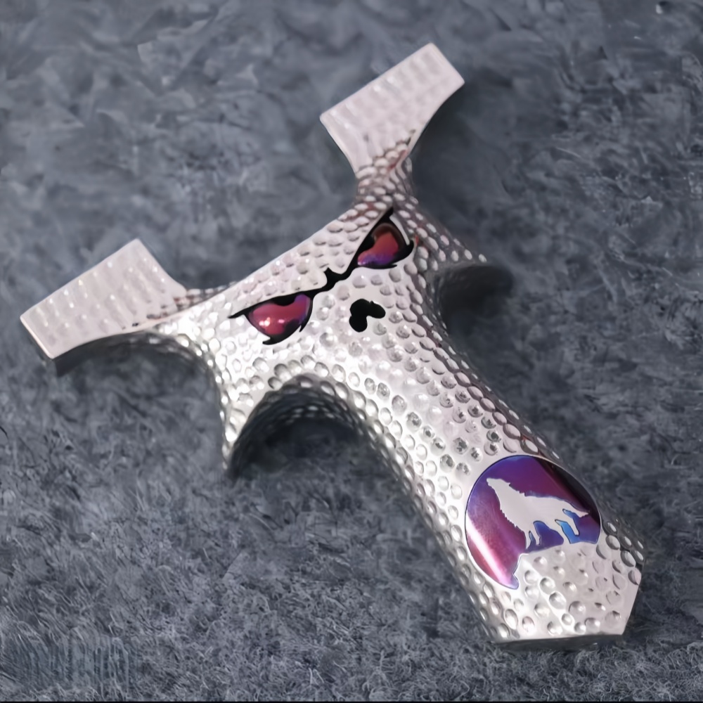 Authentic Titanium Alloy Slingshot for Men and Women Outdoor Competition Authentic Titanium Alloy Slingshot for Men and Women Outdoor Competition