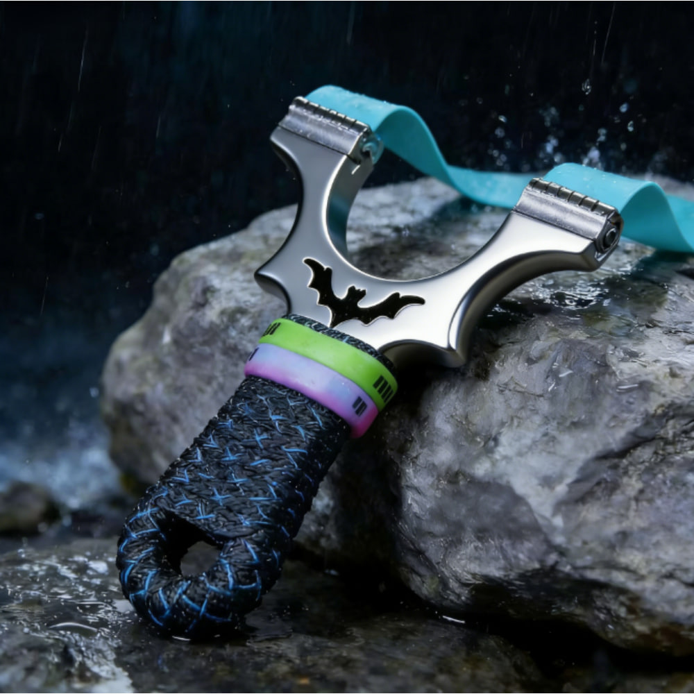 Premium Stainless Steel Slingshot with Anti Slip Grip Premium Stainless Steel Slingshot with Anti Slip Grip