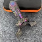 Collectible Titanium Alloy Slingshot with Engraved Pattern
