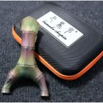 Titanium Alloy Bamboo Carved Outdoor Metal Craft Ornament